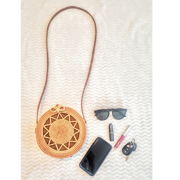 Handbags - 🔥Rattan bag round mini bag Mori basket